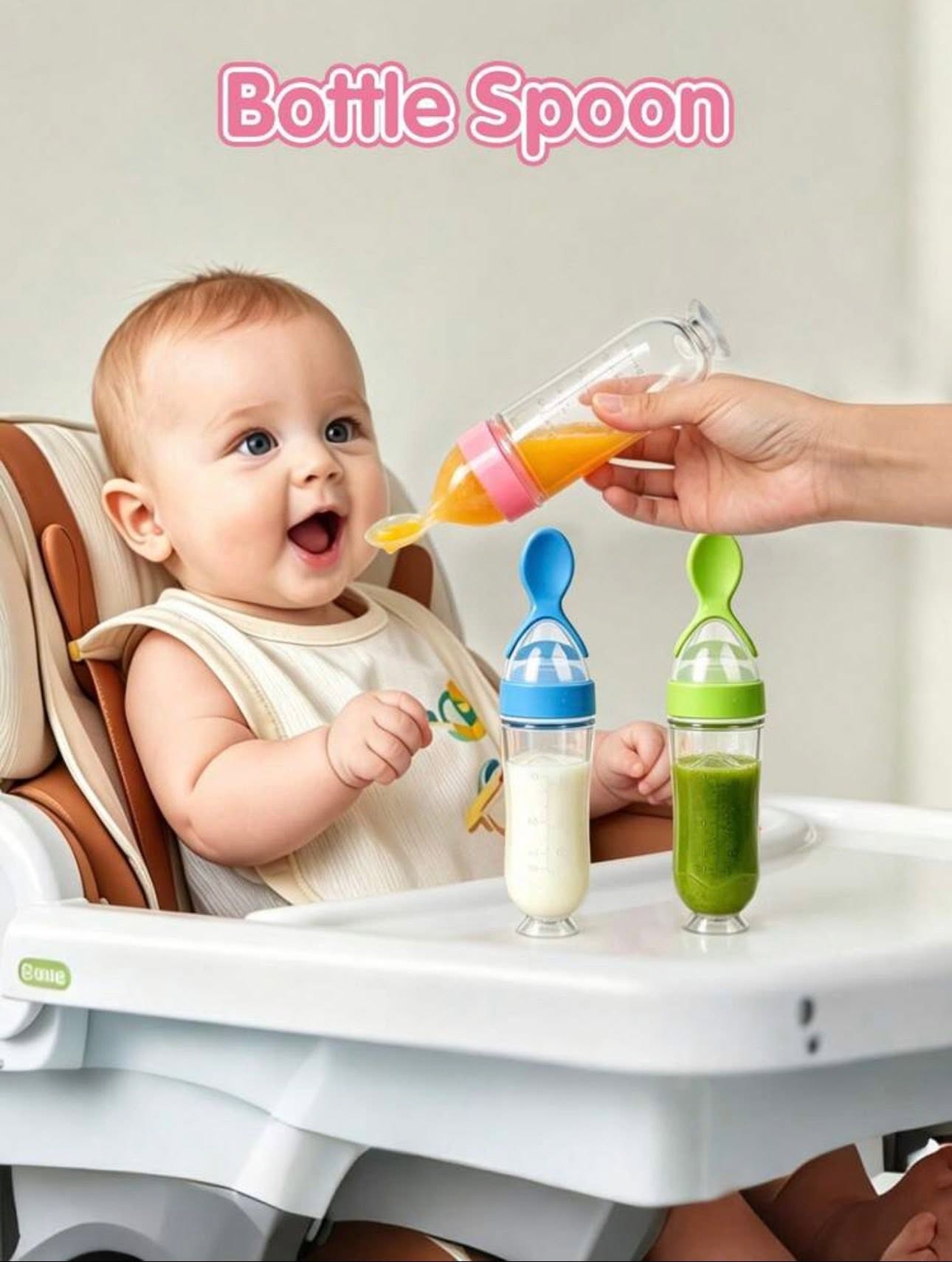 Baby Silicone Spoon Bottle (MHP-068)