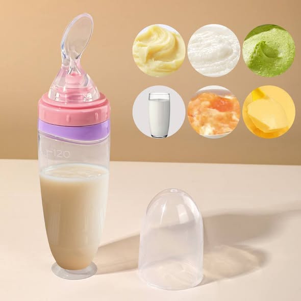 Baby Silicone Spoon Bottle (MHP-068)