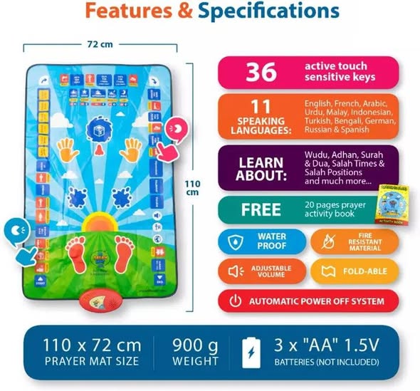 Islamic Mat for Children Education