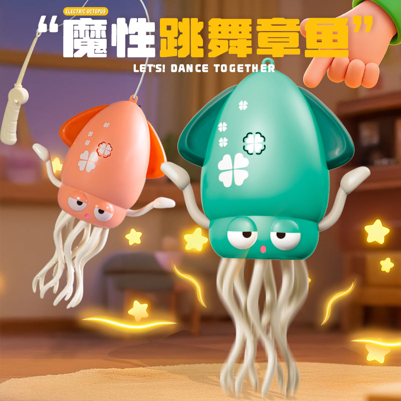 Children's Electric Magic Dancing Octopus Sensor Automatic Obstacle Avoidance Squid Octopus Dancing Decompression Toy
